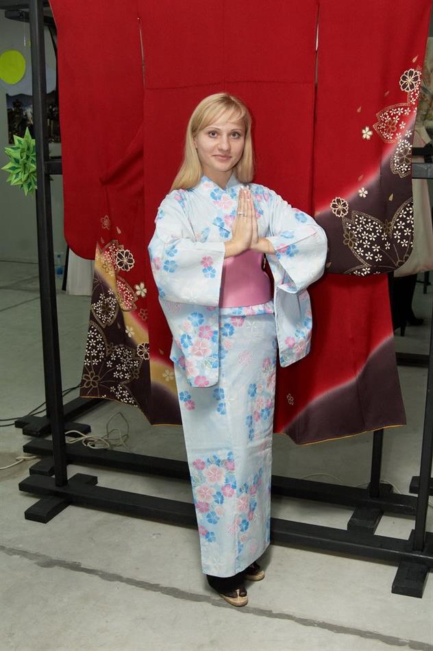 Фотосессия в японском кимоно для женщин