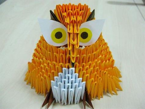 Модульное оригами сова