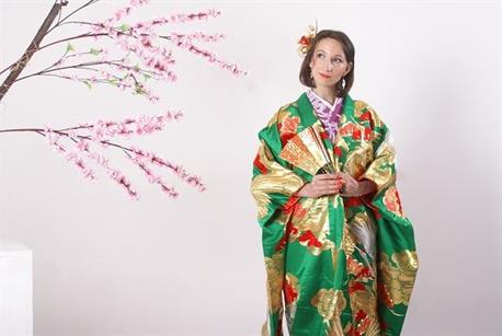 Фотосессия в японском кимоно