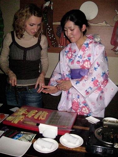 Как проходят мастер классы по суши