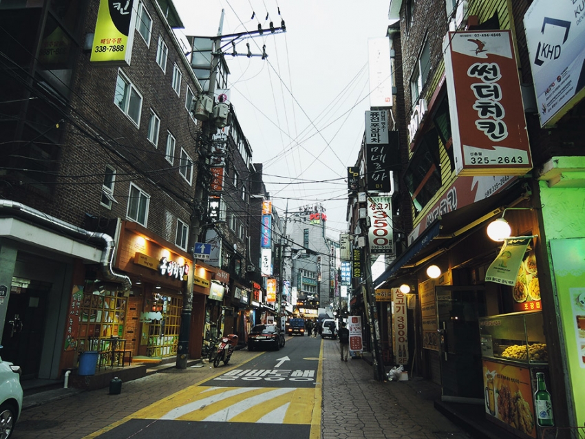 частопосещаемые места в Корее 